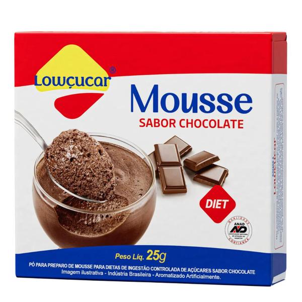 Imagem de Mousse Zero Açúcar Chocolate Lowçucar 25g