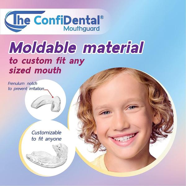 Imagem de Mouth Guard The Confidental para triturar dentes, pacote com 6