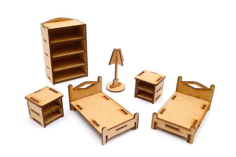Moveis Para Bonecas Lol Polly Com 29 Pc Mdf Natural - Darama Imagem de Moveis Para Bonecas Lol Polly Com 29 Pc Mdf Natural - Darama