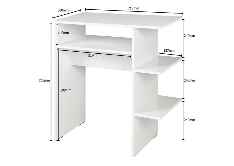 Imagem de Móvel Branco para Casa Aparador de Madeira Mdf Resistente