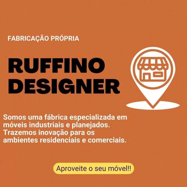 Móvel Organizador de Sapatos com Suporte para Celular em Estilo Industrial e Prateleiras Brancas - Ruffino Designer Imagem de Móvel Organizador de Sapatos com Suporte para Celular em Estilo Industrial e Prateleiras Brancas