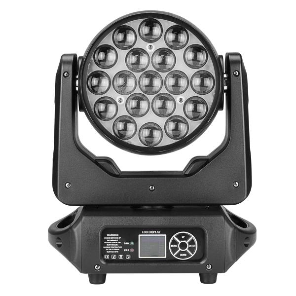 Imagem de Moving Head Com Zoom Mac Aura 19 Leds 15w Rgbw Dmx Strobo