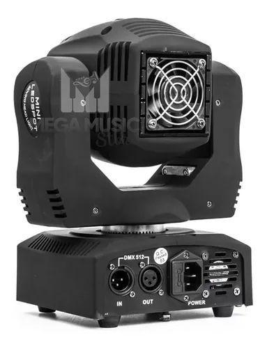 Imagem de Moving Head Spot Led Osram 60w 8 Cores + 8 Desenhos Dmx Dj