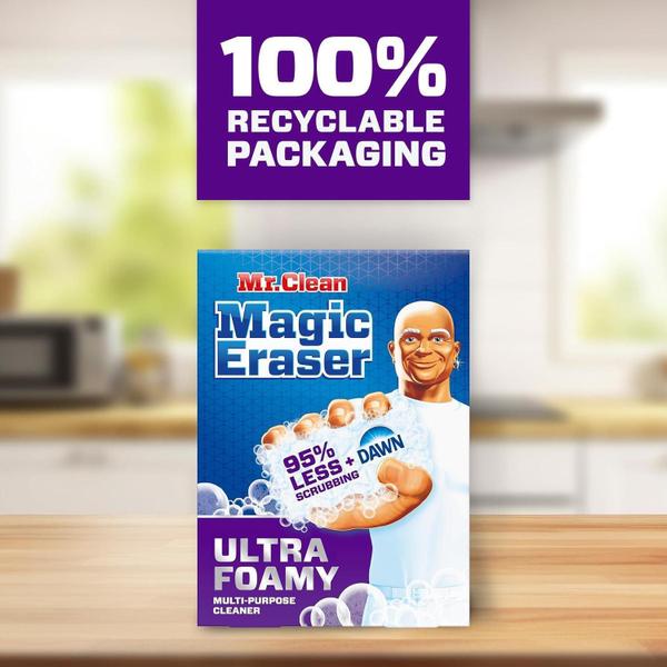 Imagem de Mr. Clean Magic Eraser Ultra Foamy Esponja Limpeza Multiuso