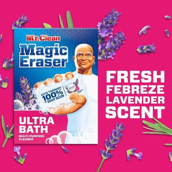 Imagem de Mr. Clean Ultra Esponja Limpeza Banheiro Lavanda -5 Unidades