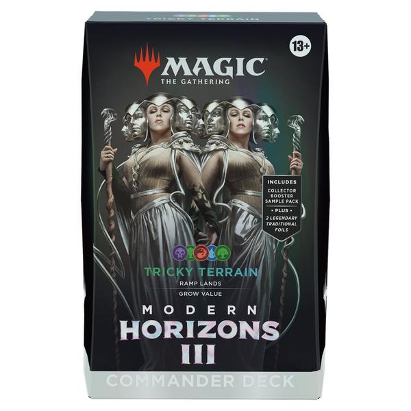 Imagem de MTG Tricky Terrain Modern Horizons III Commander Deck Ingles