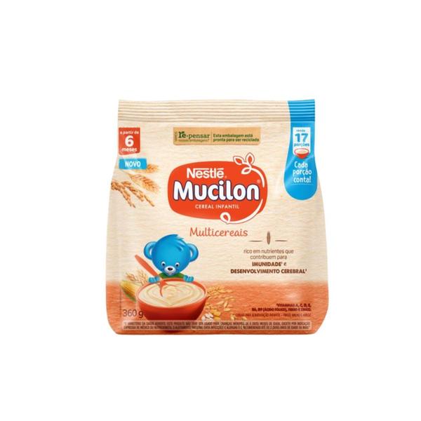 Mucilon Cereal Infantil Multicereais 360g - Nestlé Imagem de Mucilon Cereal Infantil Multicereais 360g - Nestlé