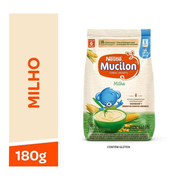 Imagem de Mucilon Milho Cereal Infantil Sachê 180g