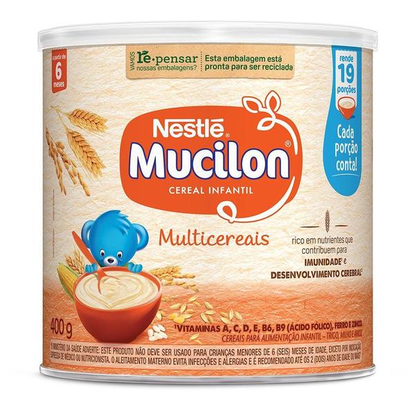 Imagem de Mucilon Multicereais Cereal Infantil Lata 400g