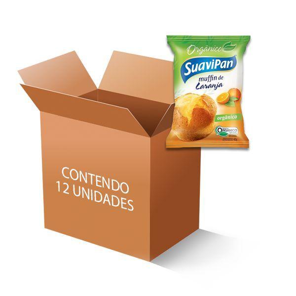 Imagem de Muffin De Laranja Orgânico Suavipan Contendo 12 Unidades De 40g Cada