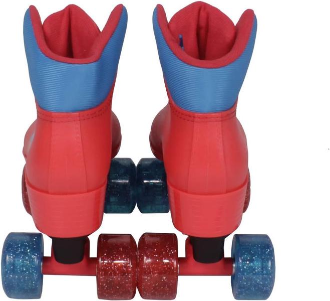 Imagem de Mulher Maravilha Patins Super Hero Girls Vermelho/Azul 32-33 - Bel