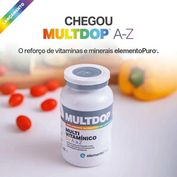 Imagem de Multdop Multivitamínico A-Z 120 Cápsulas Elemento Puro