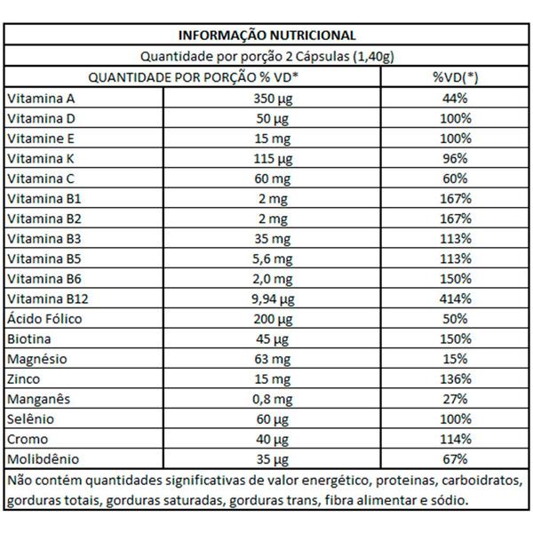 Imagem de Multi All Multivitaminico 60 Cápsulas - Nutrify