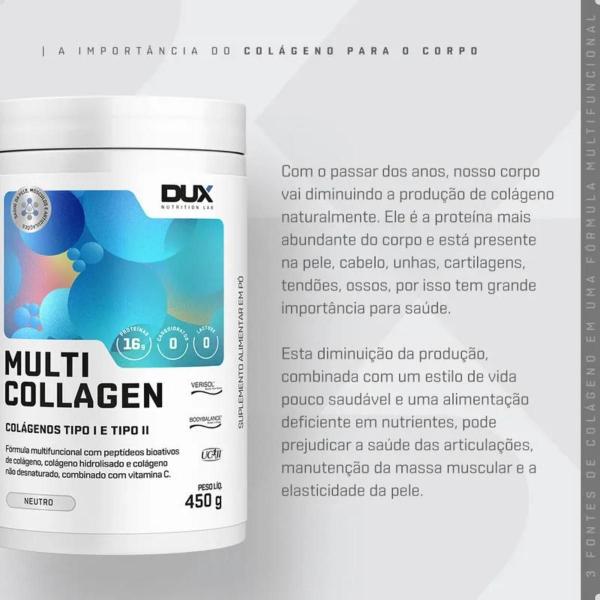 Imagem de Multi Collagen Pele e Articulações 450g Dux Nutrition