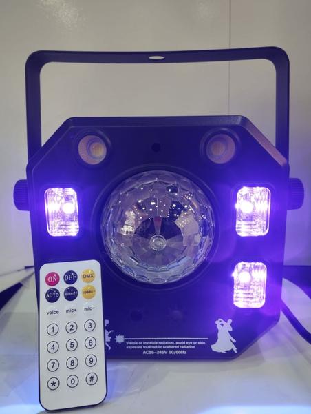 Imagem de Multi Efeito Rgbw E Uv Raio Laser Efeitos Holográfico Strobo 4 Efeito Em 1 Com DMX