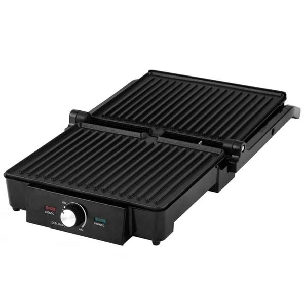 Imagem de Multi Grill Agratto  Mr Cheff Premium 2000 Watts Abertura 180o AGRL01I 02 127V 