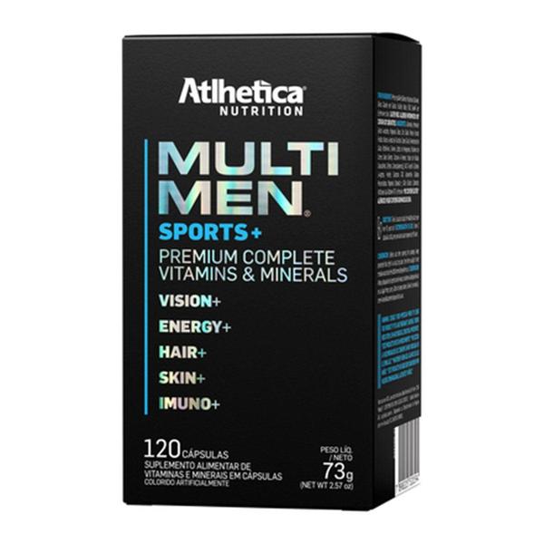 Imagem de Multi Men Atlhetica Nutrition Sport + Premium Multivitamin C/ 120 Cápsulas