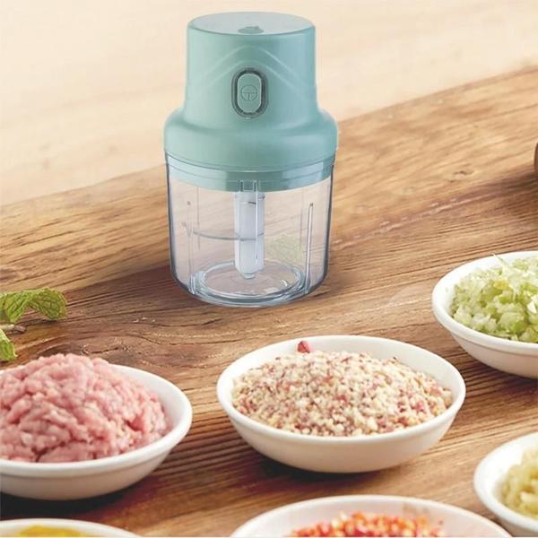 Imagem de Multi Processador Alimentos Eletrico 250Ml Recarregavel Usb