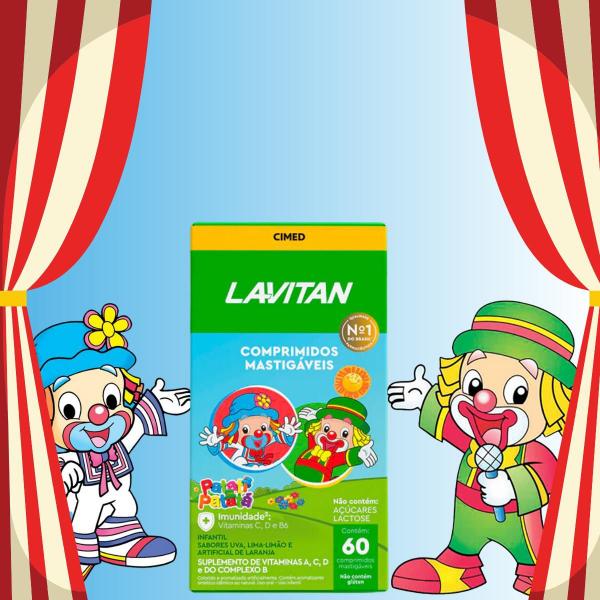 Imagem de Multi Vitaminas Infantil Kids Patati Patata 60 Comprimidos Lavitan