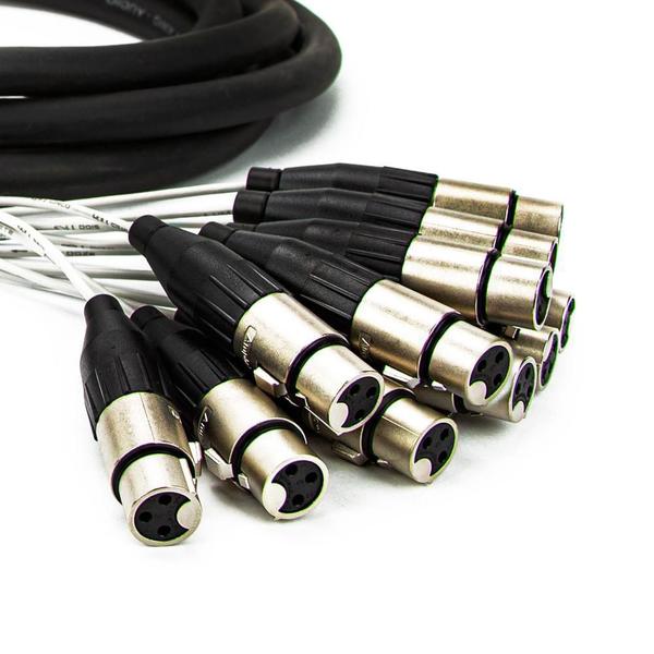 Imagem de Multicabos Xlr 12 Vias Amphenol - 30 Mt