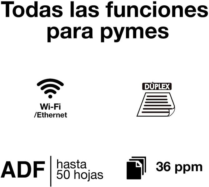 Imagem de Multifuncional Brother Laser  Mono, Wifi, Duplex, Rede, 110V - DCPB7535DW