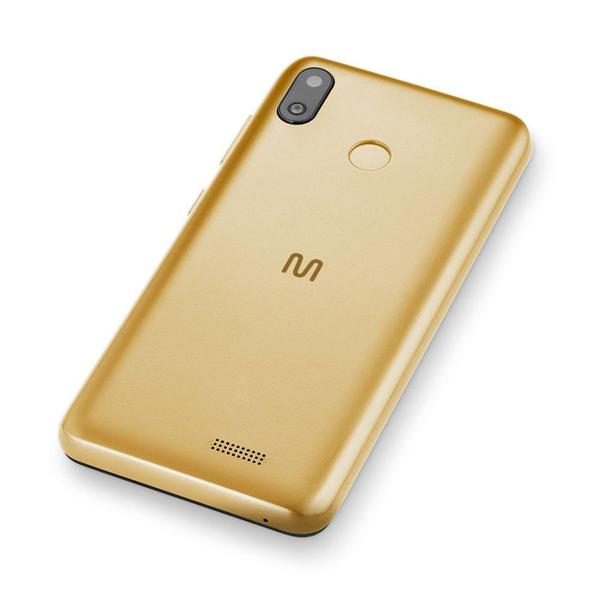 Imagem de Multilaser F Pro 2 4G 32GB Wi-Fi 5.5 pol. Dual Chip 1GB RAM Android 11 Quad Core Dourado - P9153