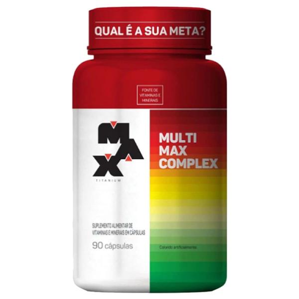 Imagem de Multimax Complex Pote Com 90 Capsulas Max Titanium