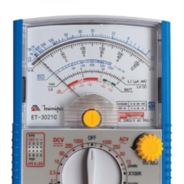 Imagem de Multímetro analógico portátil - ET-3021C - Minipa