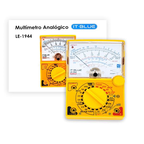 Imagem de Multímetro Analógico Profissional com Bip