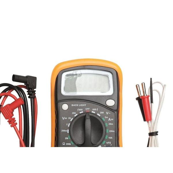 Imagem de Multimetro Digital Eda Com Sensor De Temperatura - 9Kd