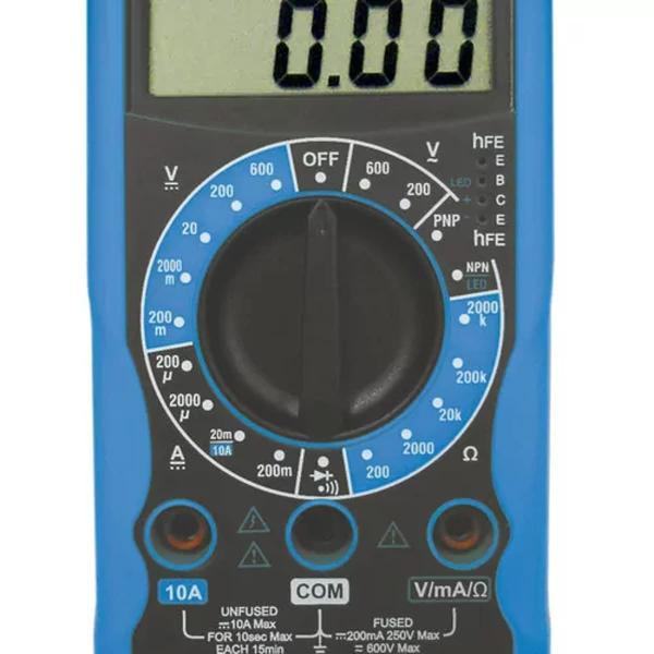 Imagem de Multímetro Digital Manual CAT I 600V 3 1/2 Dígitos ET-1002 Minipa