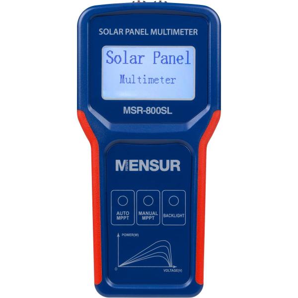 Imagem de Multímetro Digital para Painel Solar Mensur MSR-800SL