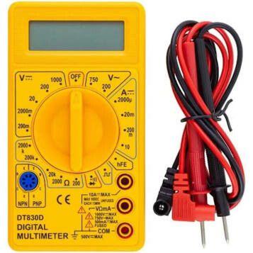 Imagem de Multimetro digital portatil exbom com bateria 9v