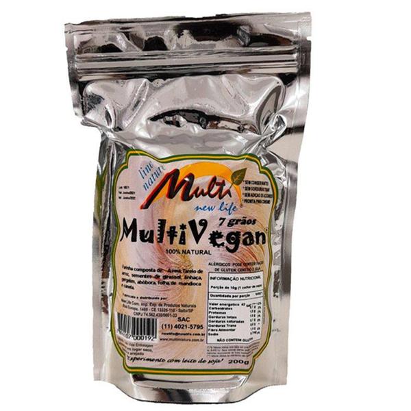Multimistura - MultiVegan 7 grãos pcte. 200g - New Life Imagem de Multimistura - MultiVegan 7 grãos pcte. 200g