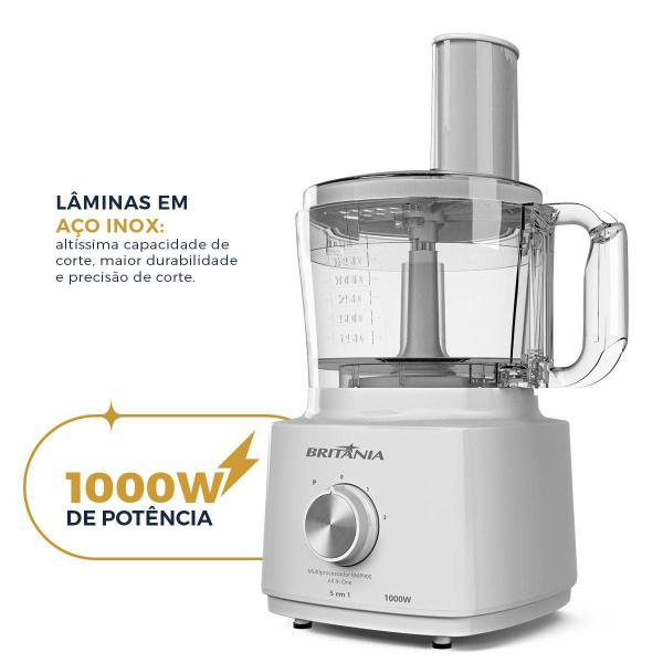 Imagem de Multiprocessador Britânia 5 em 1 BMP900B All In One 1000W - Branco