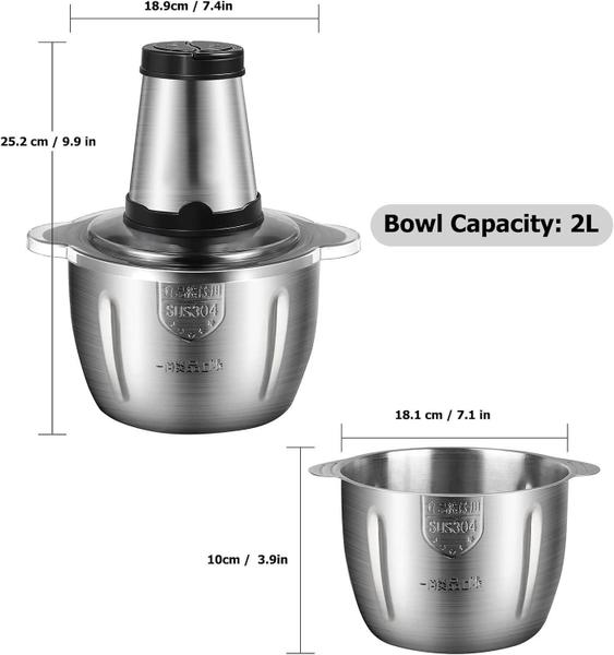 Imagem de Multiprocessador Elétrico Moedor De Carne Legumes Grãos110V