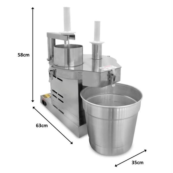 Imagem de Multiprocessador Industrial para Pizza, Pizzaria, Vinagrete, Queijos Sebem