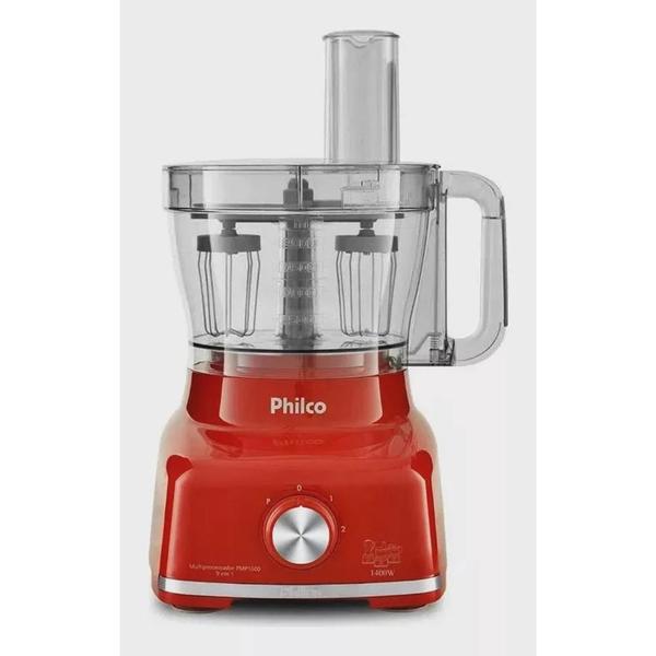 Imagem de Multiprocessador Philco PMP1600V 9 em 1 vermelho 1700w 127v