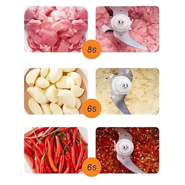 Imagem de Multiprocessador Triturador Inox 2L 110v - Carne, Frutas e Alho