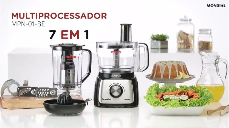 Imagem de Multiprocessador Turbo Chef 7 em 1 Mondial MPN-01-BE