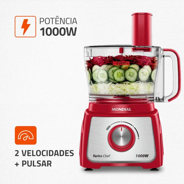 Imagem de Multiprocessador Turbo Chef 7 em 1 Mondial MPN-01-RE