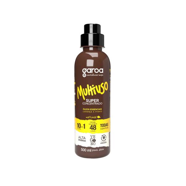 Imagem de Multiuso Biodegradável Vegano Garoa Concentrado 500ml Kit 3