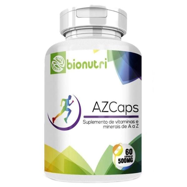 Imagem de Multivitamínico A-Z Polivitamínico 60 Caps 500Mg Bionutri