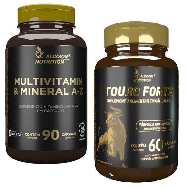 Imagem de Multivitaminico AZ Touro Forte 90+60 cáps Alisson Nutrition