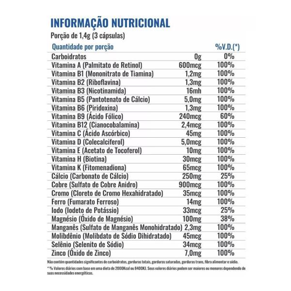 Imagem de Multivitamínico Az Vit Complex Profit 90 Cápsulas