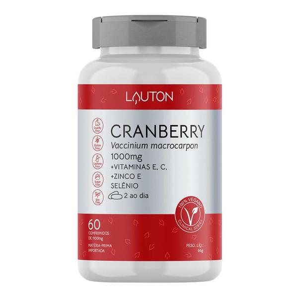 Multivitamínico Cranberry Vaccinium 60 Comprimidos - Lauton Imagem de Multivitamínico Cranberry Vaccinium 60 Comprimidos - Lauton