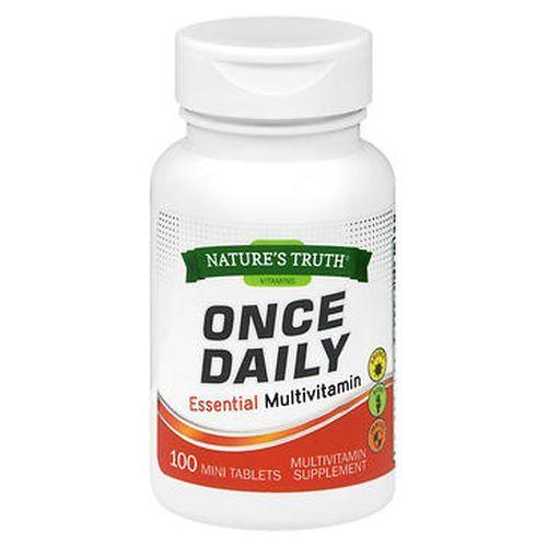 Imagem de Multivitamínico Essencial Once Daily 100 Tabs da Nature's Truth (pacote com 2)