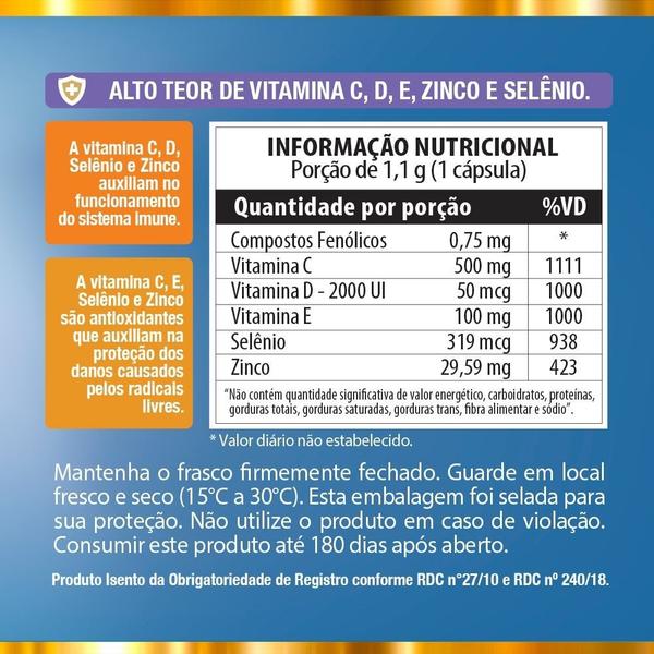 Imagem de Multivitamínico Immune Defense e Própolis Vitgold Kit 2x 60 cápsulas