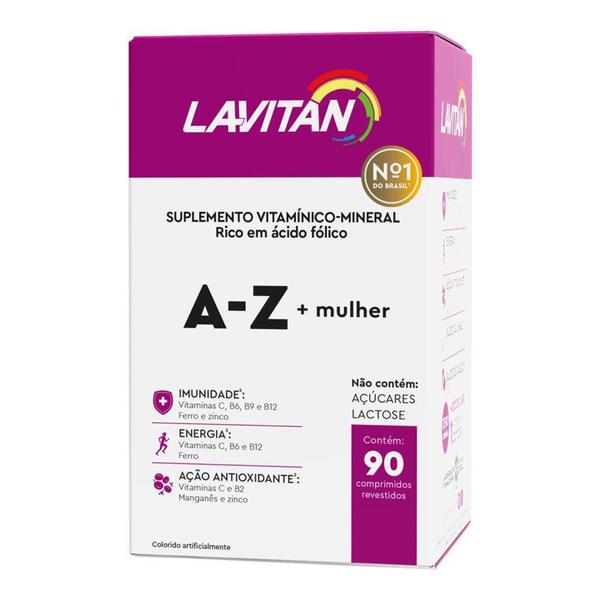 Imagem de Multivitamínico Lavitan AZ Para Mulher Com 30 Comprimidos