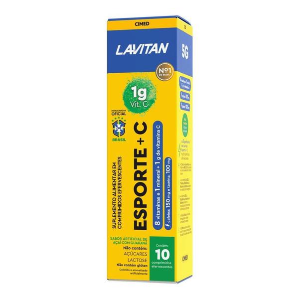 Imagem de Multivitamínico Lavitan Esporte+C Copa 10 Comprimidos